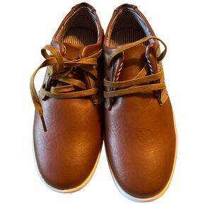 Bruno Marc Mens Brown New York Lace-Up Canvas Fashion Sneakers Casual Shoes Size